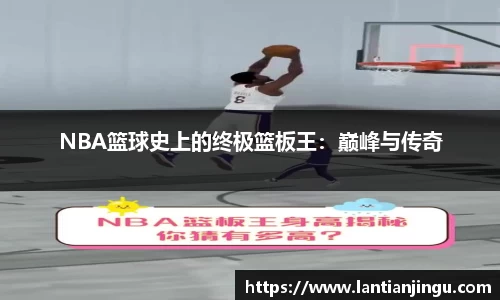 NBA篮球史上的终极篮板王：巅峰与传奇